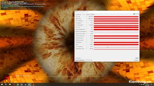 0904_download-furmark-6 Giao diện bảng điều khiển làm việc của Furmark