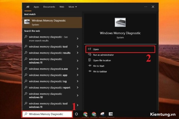 0x0000000a-la-loi-gi-5 Nhập Windows Memory Diagnostic