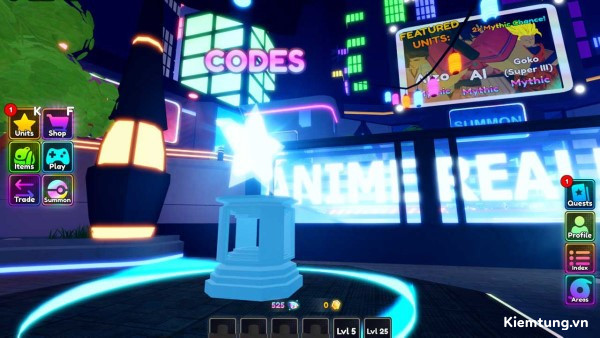 Danh sách mã code mới nhất của Anime Realms Roblox update 1.0 hoàn toàn miễn phí
