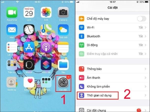 cach-chan-trang-web-den-tren-dien-thoai-android-17-1 Mở Cài đặt > Thời gian sử dụng