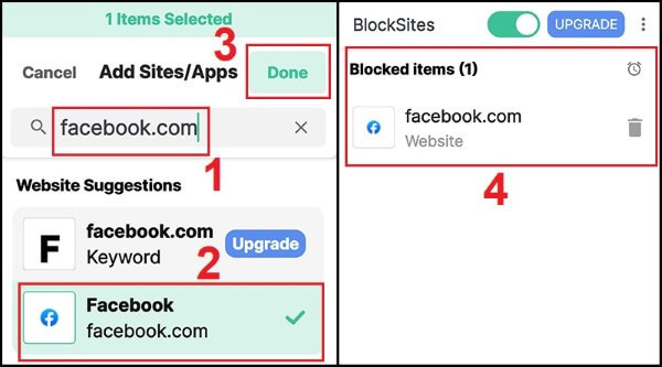 cach-chan-trang-web-den-tren-dien-thoai-android-9 Nhập đường link trang web muốn chặn