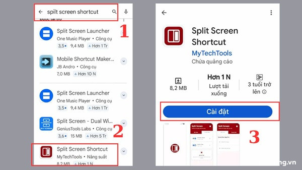cach-chia-doi-man-hinh-dien-thoai-samsung-13-1 Tải và cài đặt công cụ hỗ trợ "Split Screen Shortcut" từ cửa hàng ứng dụng CH Play