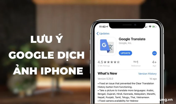 Bí quyết sử dụng Google dịch hình ảnh để đạt hiệu quả tối đa
