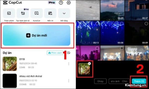 cach-tang-am-luong-video-tren-may-tinh-12 Chọn Dự án mới