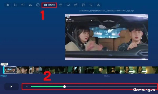 cach-tang-am-luong-video-tren-may-tinh-3 Chọn mục Volume và điều chỉnh âm lượng theo ý muốn