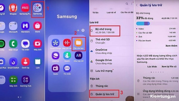 cach-xem-dung-luong-samsung-4 Nhấn Quản lý lưu trữ