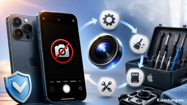 Bí kíp xử lý triệt để tình trạng camera iPhone không chụp được