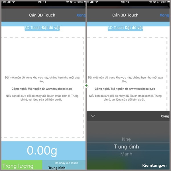 can-3d-touch-tren-iphone-7 Đặt nhẹ vật cần cân lên màn hình điện thoại iPhone