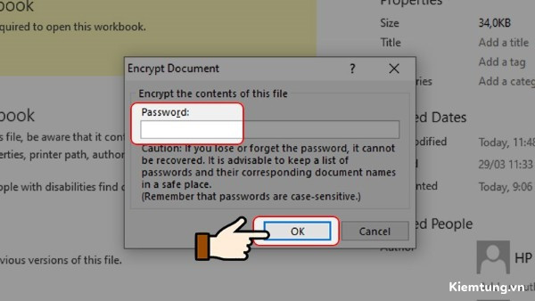 dat-mat-khau-cho-file-excel-23 Xóa mật khẩu > Nhấn OK