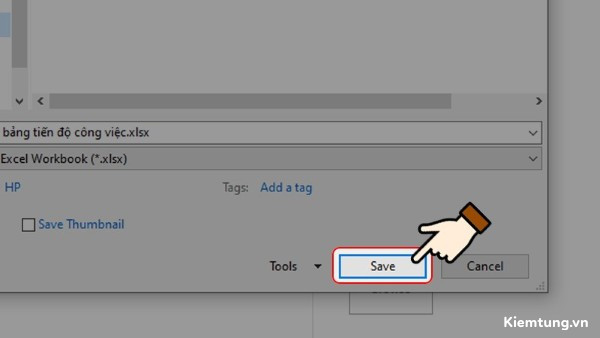 dat-mat-khau-cho-file-excel-8 Chọn Save