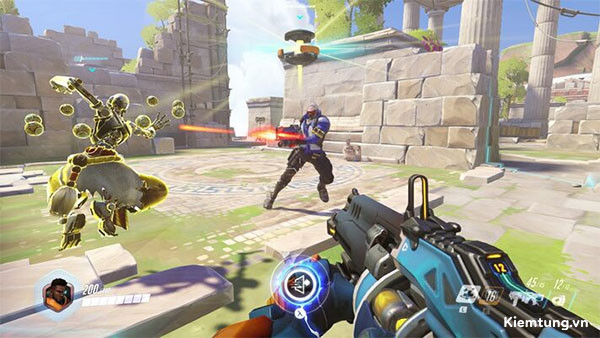 Game Overwatch là sự hòa trộn giữa 2 thể loại game FPS và MOBA