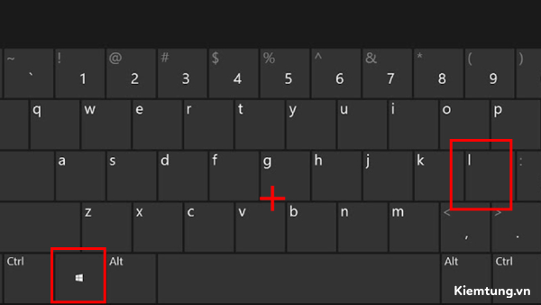 Nhấn tổ hợp phím Windows + L