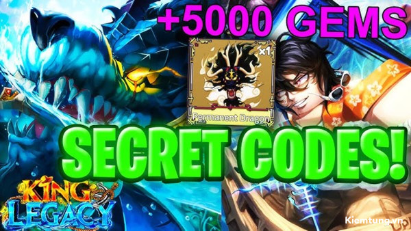 Code King Legacy là những mã quà tặng để nhận phần thưởng miễn phí