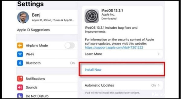 loi-ipad-khong-nhan-sim-13 Cập nhật phiên bản iOS mới nhất
