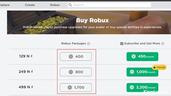 nap-robux-14 Chọn mệnh giá muốn mua
