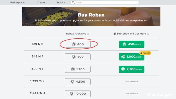 nap-robux-7 Chọn gói Robux