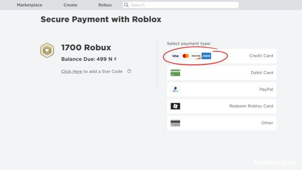 nap-robux-8 Chọn Credit Card