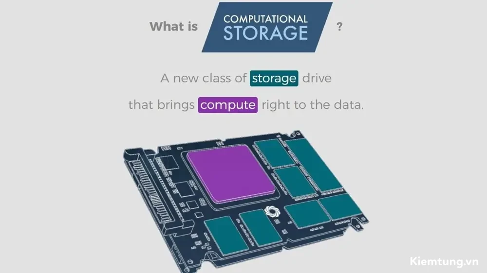 Thế hệ ổ cứng tính toán Computational Storage tích hợp công nghệ AI mới