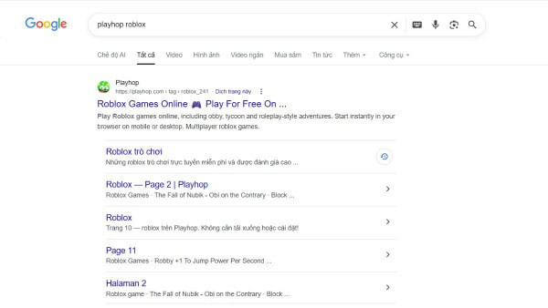 playhop-roblox-4 Truy cập chuyên mục Roblox trên Playhop bằng trình duyệt web