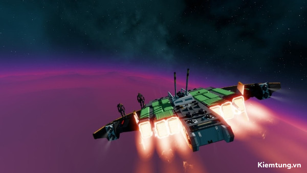 starbase-9 Starbase không có nhạc nền, bạn sẽ có cơ hội nghe những âm thanh đặc trưng của vũ trụ
