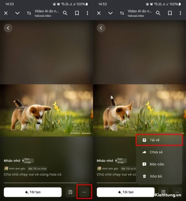 tao-video-ai-mien-phi-tu-anh-6 Chọn Tải về để lưu video vào thiết bị