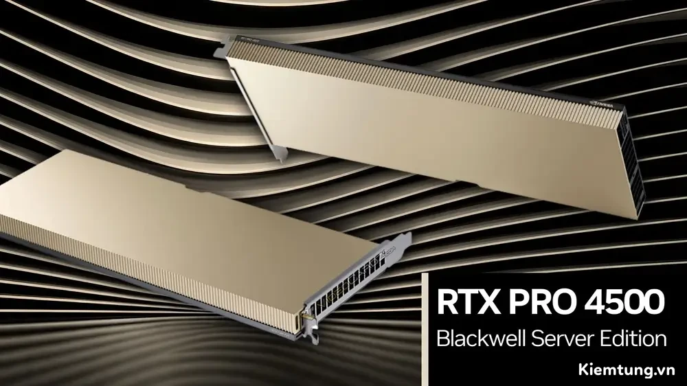 Tổng quan card đồ họa máy chủ NVIDIA RTX PRO 4500 Blackwell Server Edition 32GB chính hãng tại Kiếm Tung
